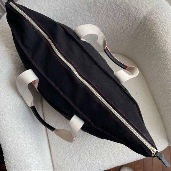 Victoria’s Secret Canvas Tote Bag Logo Straps - Picture 6 of 10